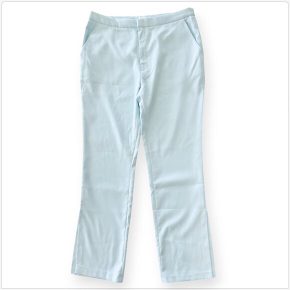 Steve Madden Light Blue Spencer Pants with Ankle Slits Summer Spring NWT NEW XL - Picture 4 of 7